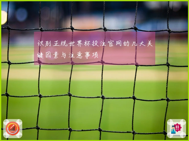 识别正规世界杯投注官网的几大关键因素与注意事项